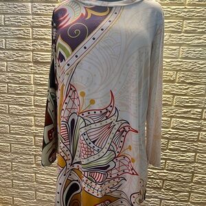 Nanu Colorful Long Sleeve Dress
